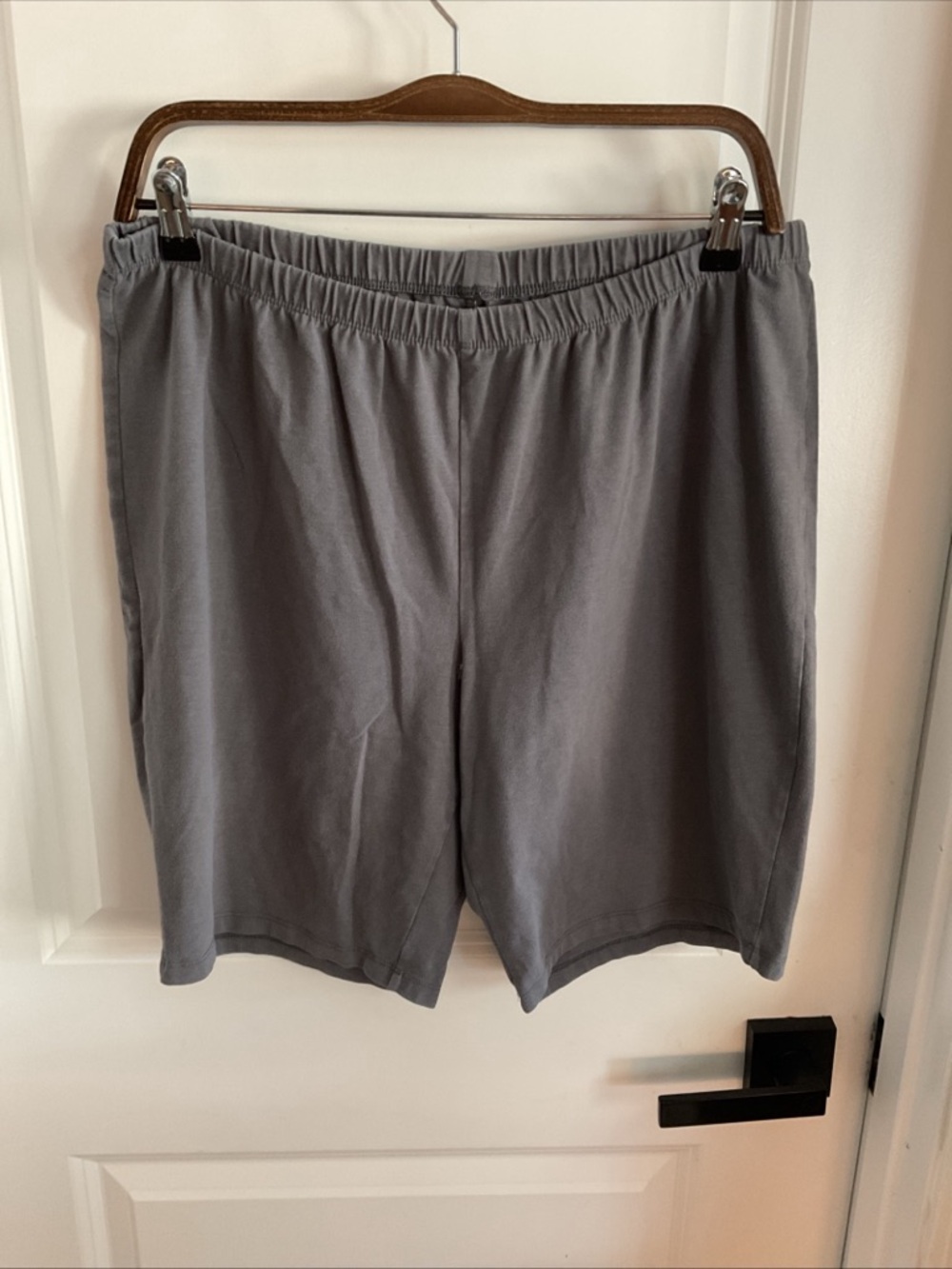 Just My Size - Gray Elastic-Waist Casual Shorts - Ladies Size 2X